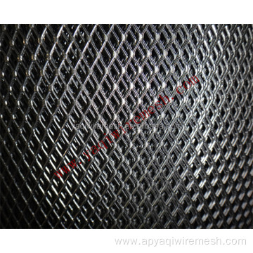 Galvanized stretched expanded metal mesh diamond Hole